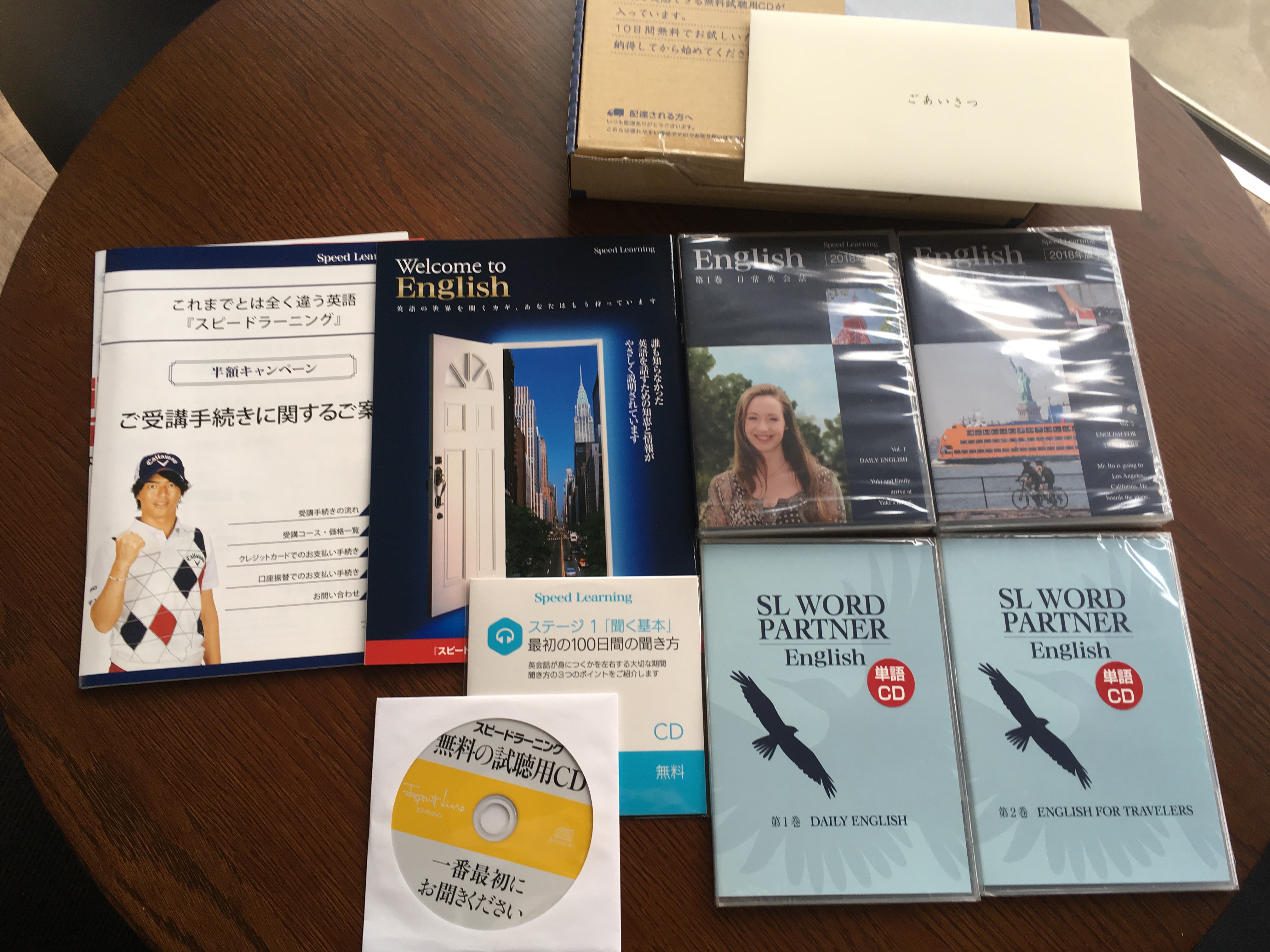 スピードラーニング初回セットの内容